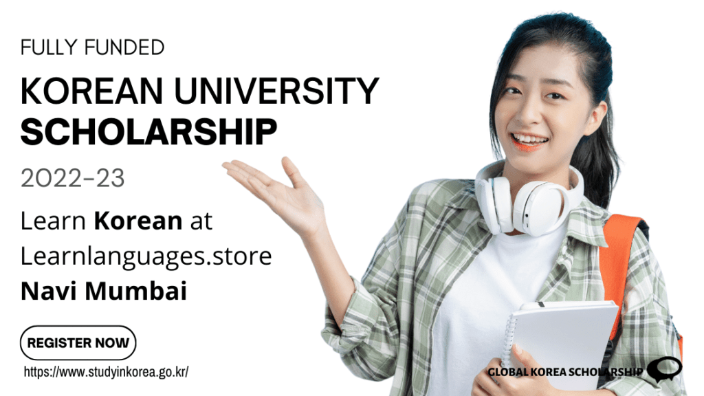 Scholarship for Indian Students in Korea