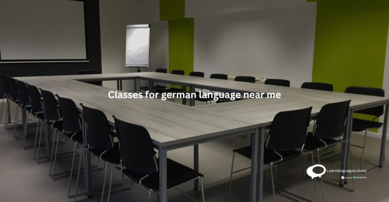 Classes for german language near me