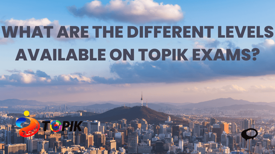 What are the different levels available on TOPIK EXAMS?