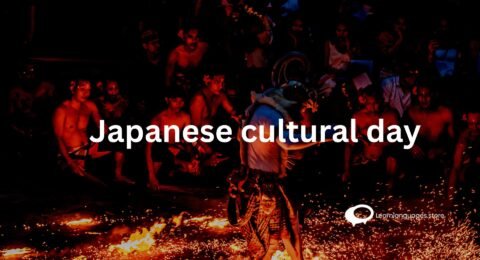 Joyful scene capturing the essence of Culture Day in Japan, with people engaging in traditional arts, crafts, and performances. The image radiates cultural celebration, showcasing the diversity and vibrancy of Japanese traditions on this special day