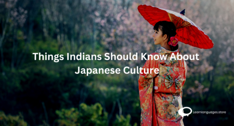 A culturally rich collage featuring iconic elements of Japanese culture. The image provides a visual preview of the essential aspects that Indians should know, including traditional attire, festivals, and customary practices.