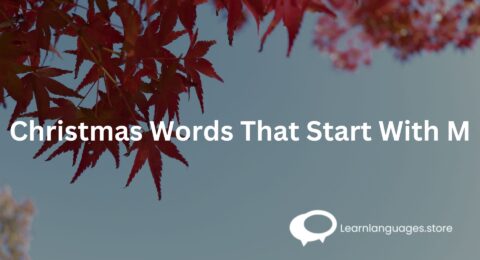 Christmas Words That Start With M