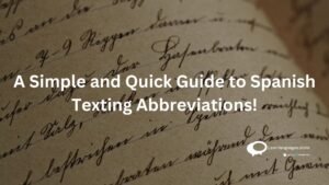 A Simple and quick Guide to Spanish texting Abbreviations !