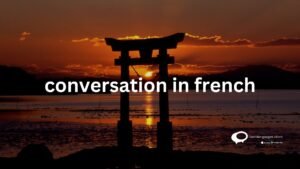 Conversation in French