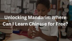 Unlocking Mandarin: Where Can I Learn Chinese for Free?