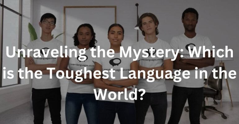 Unraveling the Mystery: Which is the Toughest Language in the World?