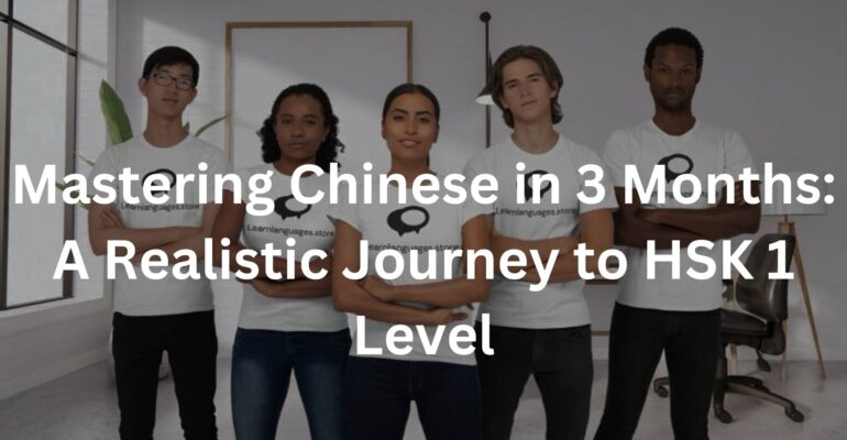 Mastering Chinese in 3 Months: A Realistic Journey to HSK 1 Level