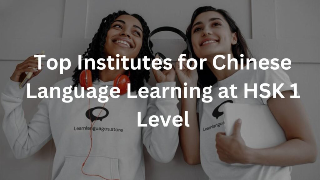 Top Institutes for Chinese Language Learning at HSK 1 Level