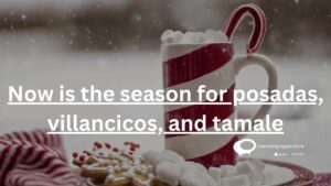 now is the season for posadas ,villancicos , and tamle