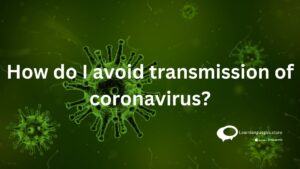 how do i avoid transmission of coronavirus ?