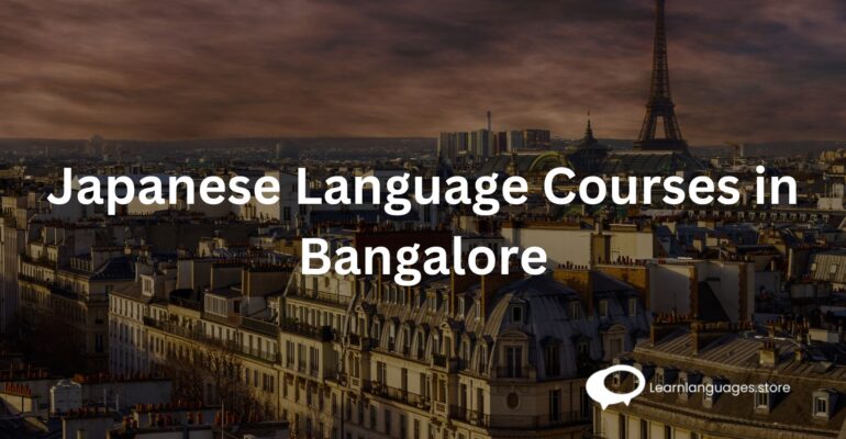 Japanese language Course in Bangalore