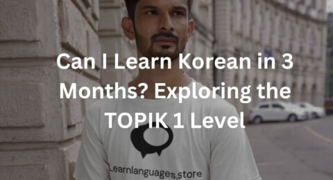 Can I Learn Korean in 3 Months? Exploring the TOPIK 1 Level