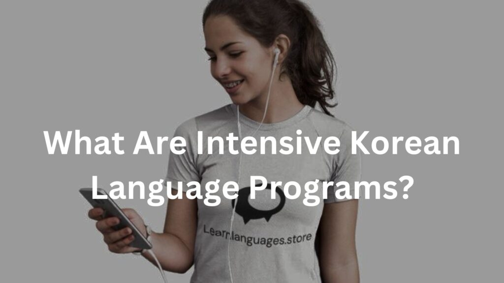 What Are Intensive Korean Language Programs?