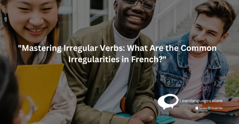 Conjugating irregular French verbs