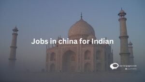 Jobs in china for Indian
