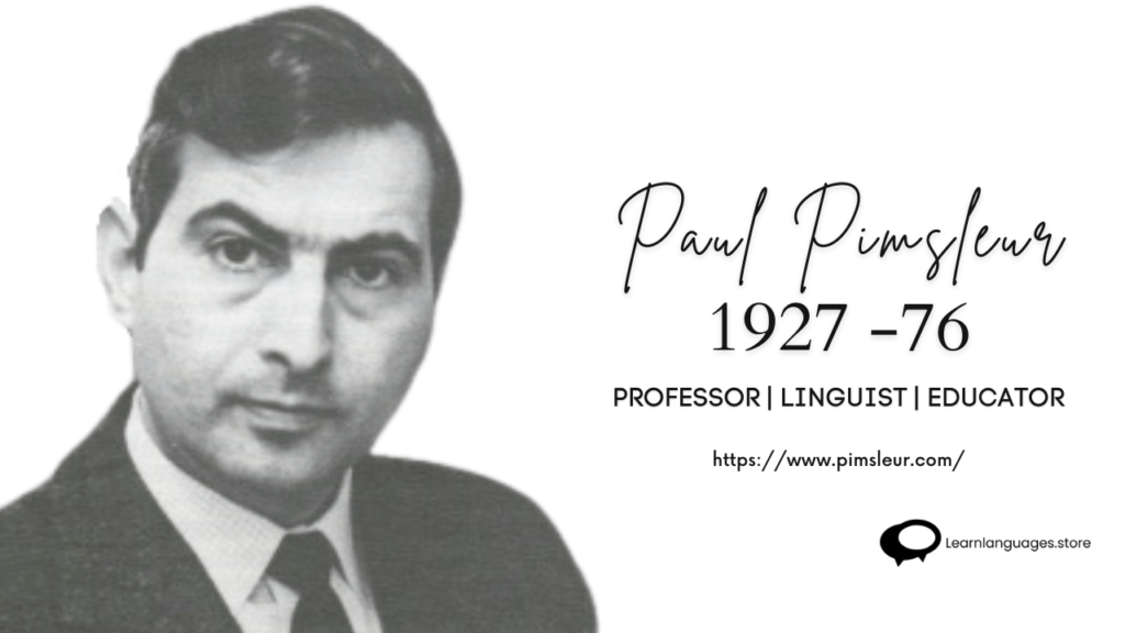 Dr. Paul Pimsleur's