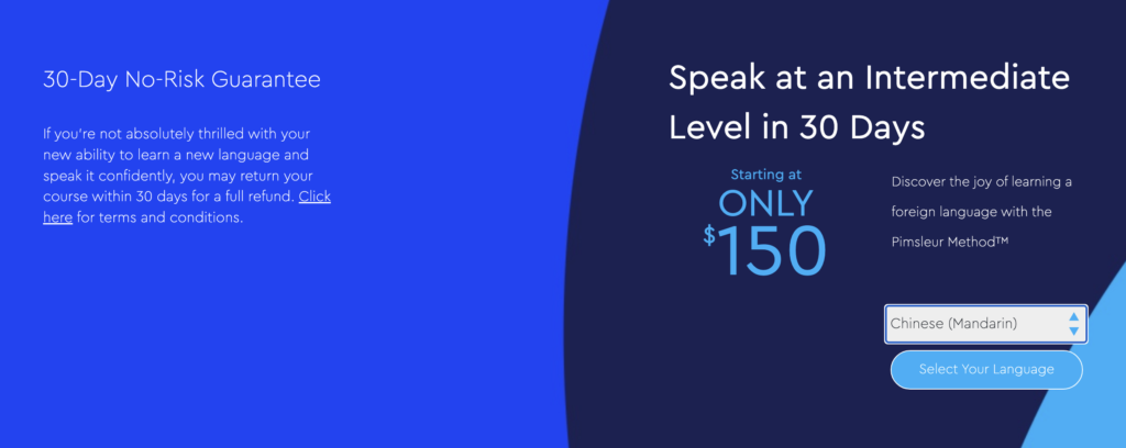 What is the cost of Pimsleur?