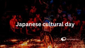 Joyful scene capturing the essence of Culture Day in Japan, with people engaging in traditional arts, crafts, and performances. The image radiates cultural celebration, showcasing the diversity and vibrancy of Japanese traditions on this special day