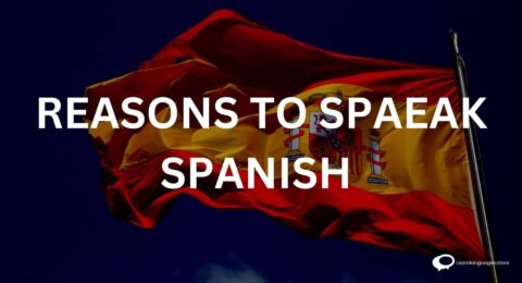 Vibrant visual representation featuring key reasons to learn the Spanish language in 2023, including cultural immersion, career opportunities, travel, communication, and cognitive benefits. The image encapsulates the multifaceted advantages of embarking on a Spanish language learning journey.