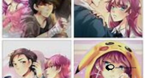 llustration showcasing 'Korean Webtoons' with colorful characters, speech bubbles, and dynamic scenes from popular webtoons