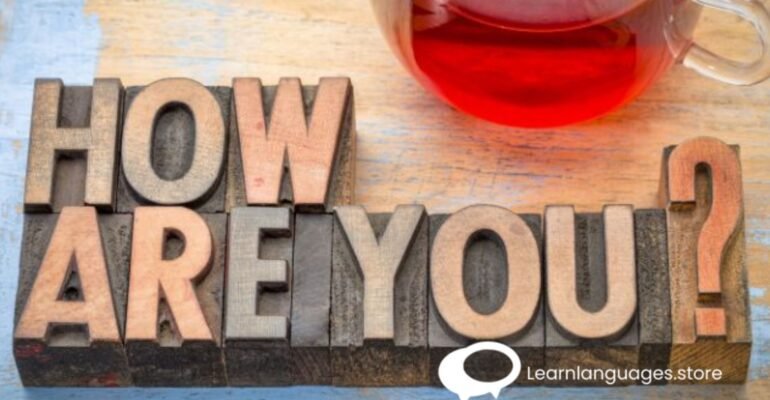 "Image showcasing fifteen Japanese phrases asking 'How are you?' in various polite forms, aiding in understanding the diverse ways to inquire about well-being in Japanese."