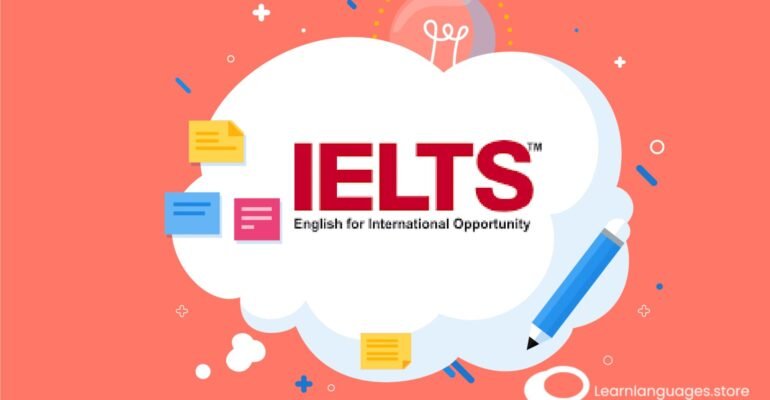 "Image showing a person writing in a notebook with IELTS study materials and a laptop, representing tips to boost your IELTS Writing score."