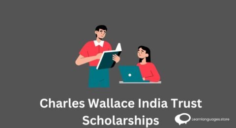 "Charles Wallace India Trust Scholarships logo with UK flag - Study in the UK"