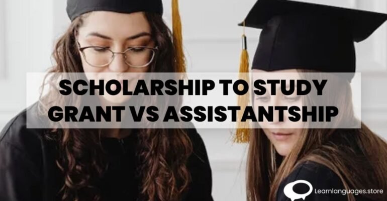 "Illustration comparing scholarship and assistantship benefits - Scholarship vs Assistantship"