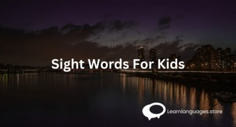 Sight Words For Kids