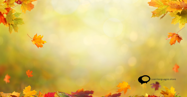 "Image featuring autumn leaves, cozy sweaters, pumpkins, hot beverages, and fall-themed decorations, symbolizing the essence of celebrating the First Day of Fall."