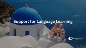 Support for language learning