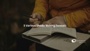 5 various Shodo writing Formats