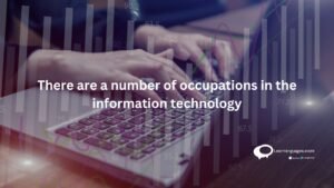 There are a number of occupations in the information technology