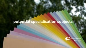 potential specialisation sunjects