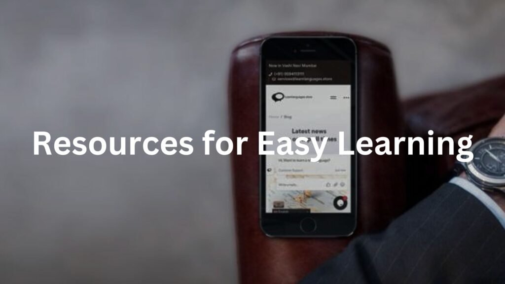 Resources for Easy Learning