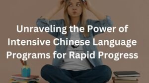 Unraveling the Power of Intensive Chinese Language Programs for Rapid Progress