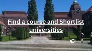 find a course and shortlist universities