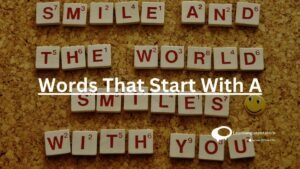 Words that start with A