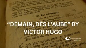 demain des l'aube by victor hugo