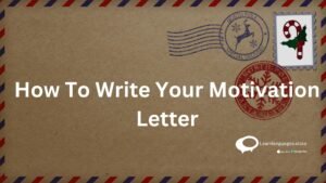 How to write a motivational letter for university admission in Germany