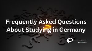 frequently asked questions about studying in germany