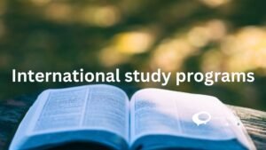 International study programs