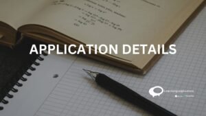 application details