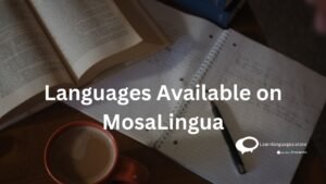 languages available on mosalingua