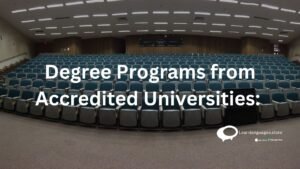 degree programs from accredited univerites