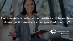 French Grammar Guide: Partitive Article Usage