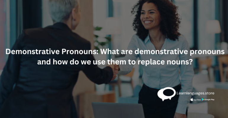 Demonstrative pronouns in French