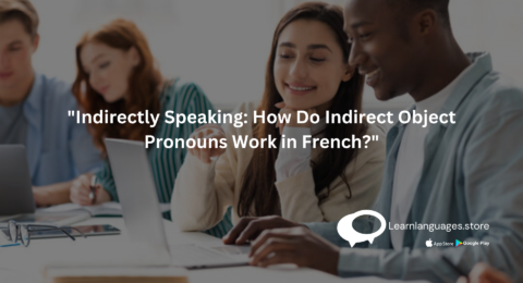 "Illustration of Indirect Object Pronouns in French"