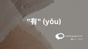 Image of the Chinese character "有" (yǒu)
