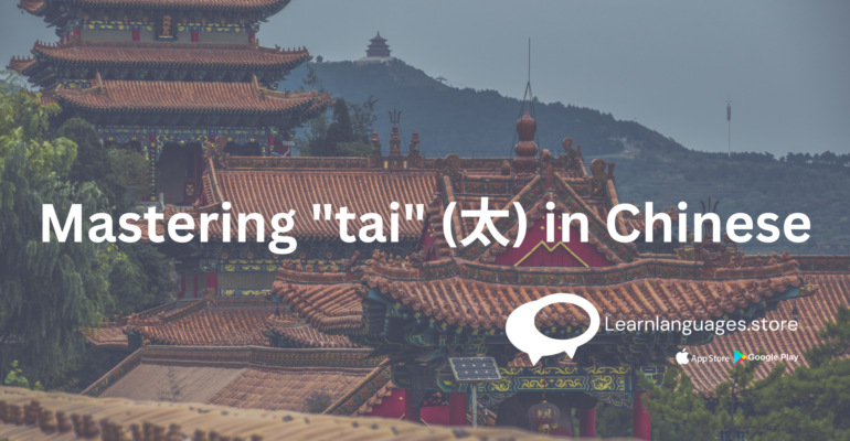 the use of "太" (tài) in Chinese sentences to express extremes and intensities.